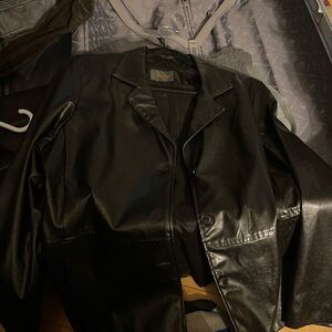 David Paul New York Black Leather Jacket